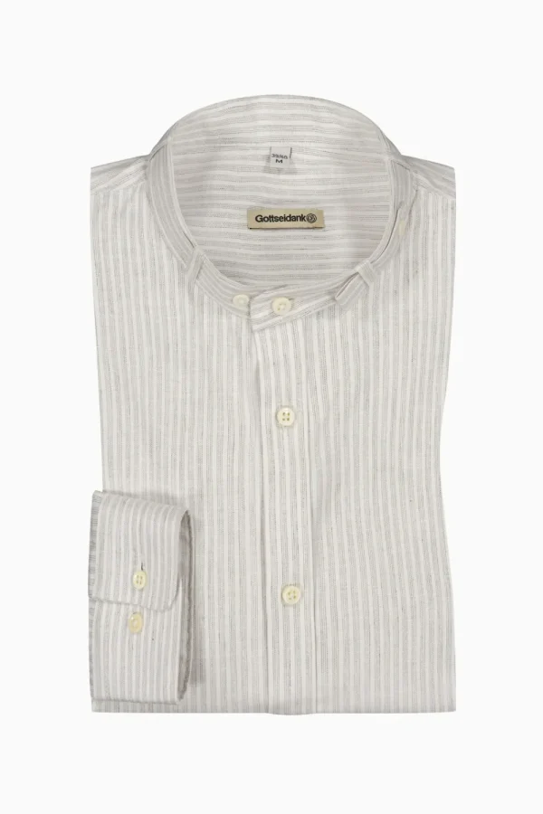 Hemden^Gottseidank Herrenhemd Lenz oliv