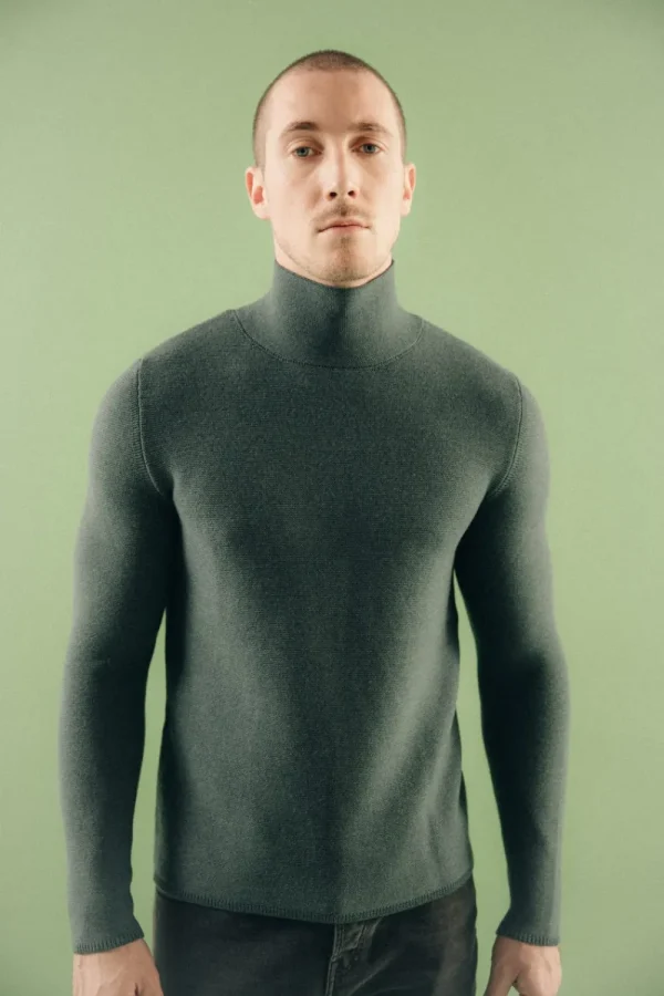 Strick^Gottseidank Herrenpullover Conrad taubenblau
