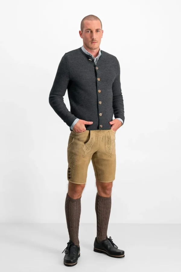 Strick^Gottseidank Herrenstrickjacke Aloisius anthrazit