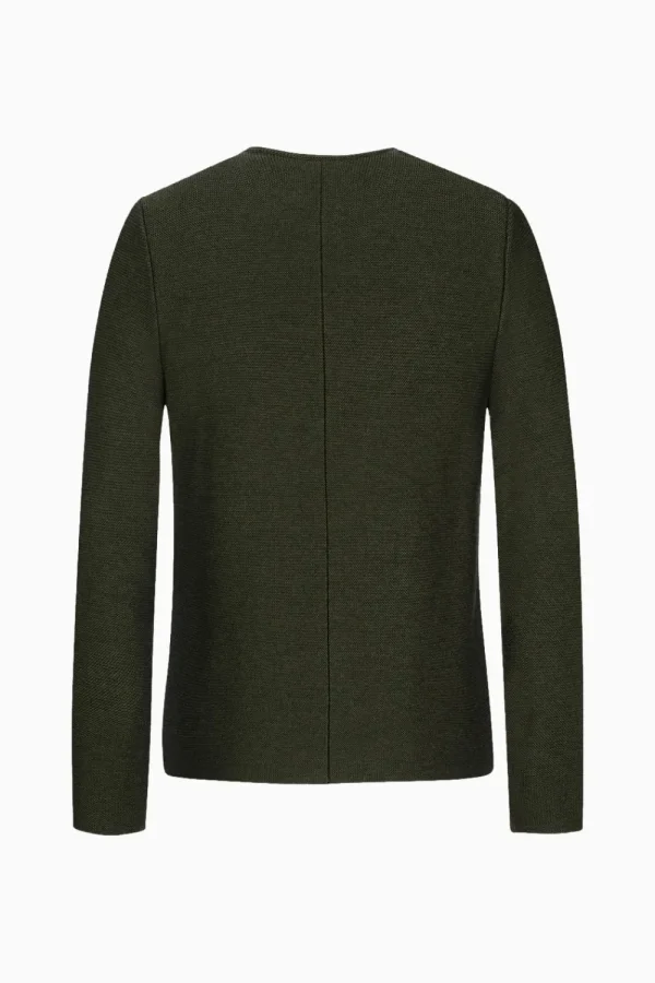 Strick^Gottseidank Herrenstrickjacke Aloisius Uni altoliv