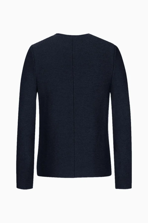 Strick^Gottseidank Herrenstrickjacke Aloisius Uni schwarzblau