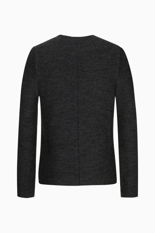 Strick^Gottseidank Herrenstrickjacke Aloisius Uni anthrazit