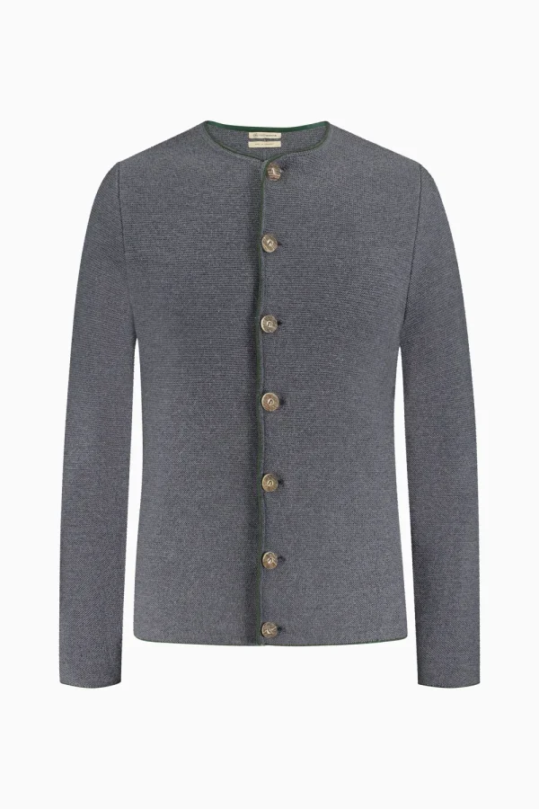Strick^Gottseidank Herrenstrickjacke Anselm Asphalt