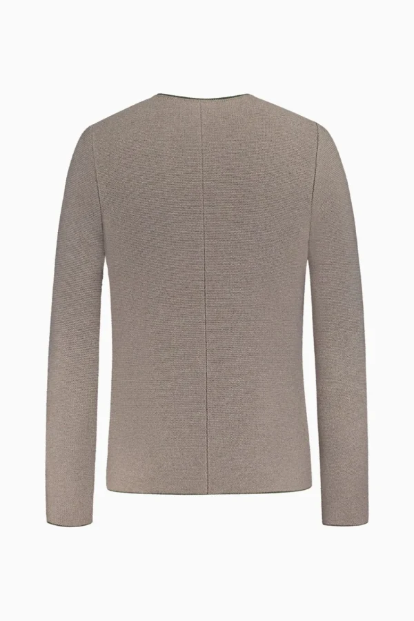 Strick^Gottseidank Herrenstrickjacke Anselm Stein