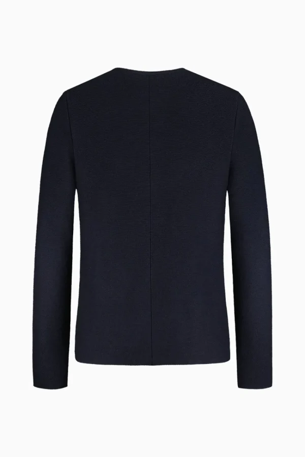 Strick^Gottseidank Herrenstrickjacke Anselm Uni Marine