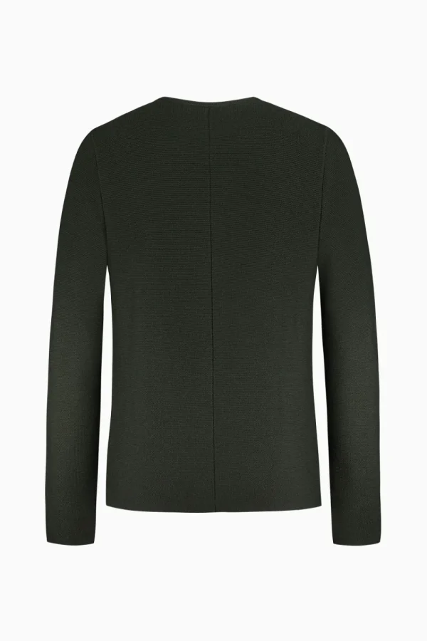Strick^Gottseidank Herrenstrickjacke Anselm Uni Rosmarin