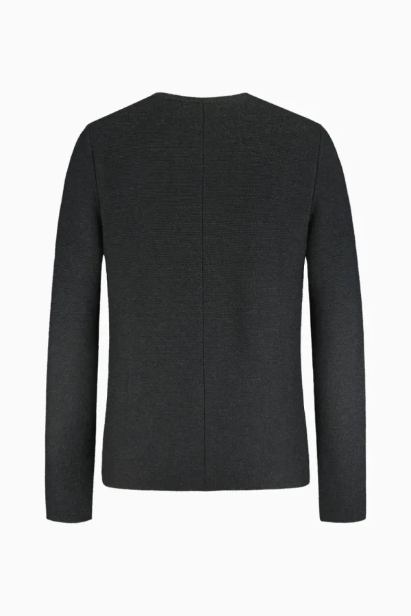 Strick^Gottseidank Herrenstrickjacke Anselm Uni Lakritz