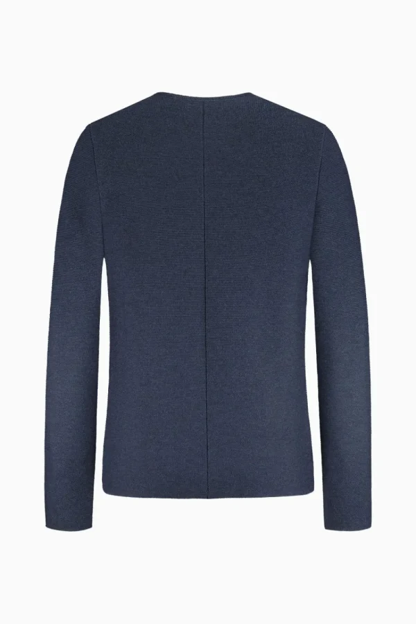 Strick^Gottseidank Herrenstrickjacke Anselm Uni Oxfordblau