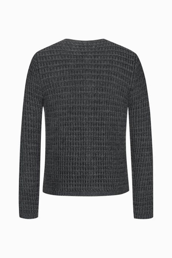 Strick^Gottseidank Herrenstrickjacke Anton Uni asphalt