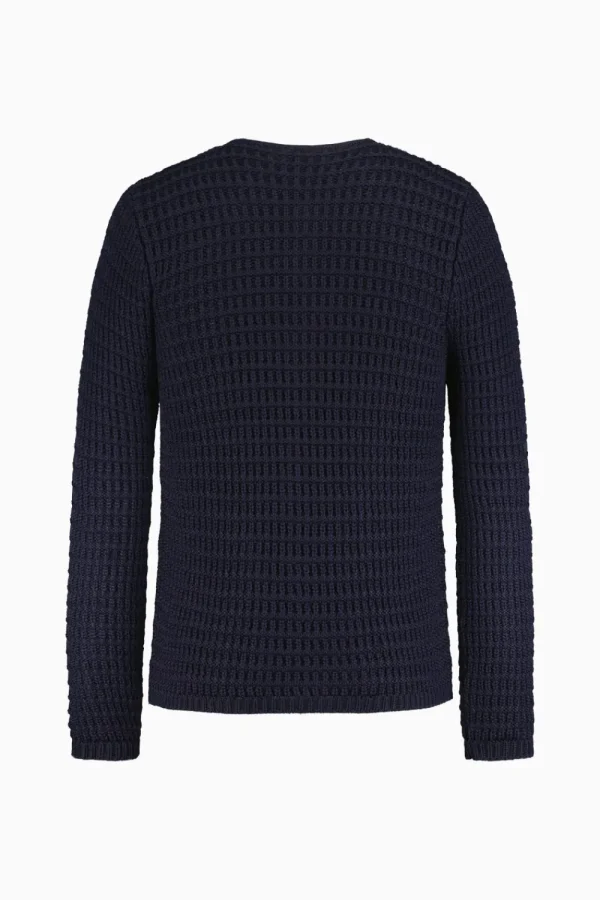 Strick^Gottseidank Herrenstrickjacke Anton Uni tintenblau