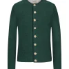 Strick^Gottseidank Herrenstrickjacke Hannes Uni fichte