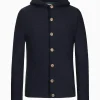 Strick^Gottseidank Herrenstrickjacke Johann Uni tintenblau