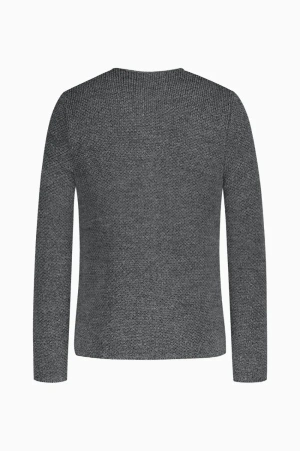 Strick^Gottseidank Herrenstrickjacke Toni Asphalt