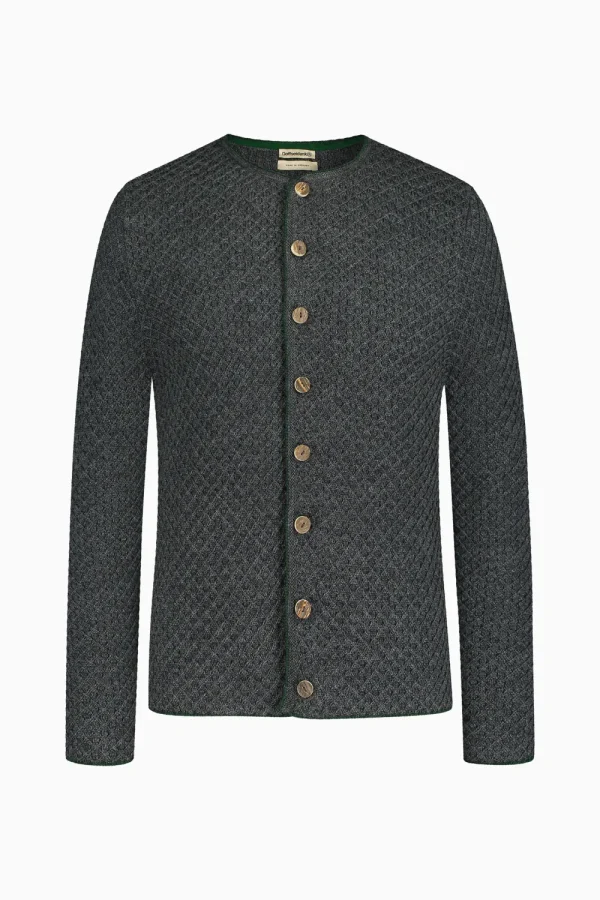 Strick^Gottseidank Herrenstrickjacke Xaver anthrazit