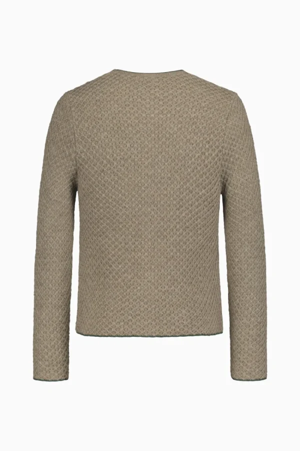Strick^Gottseidank Herrenstrickjacke Xaver stein-tanne