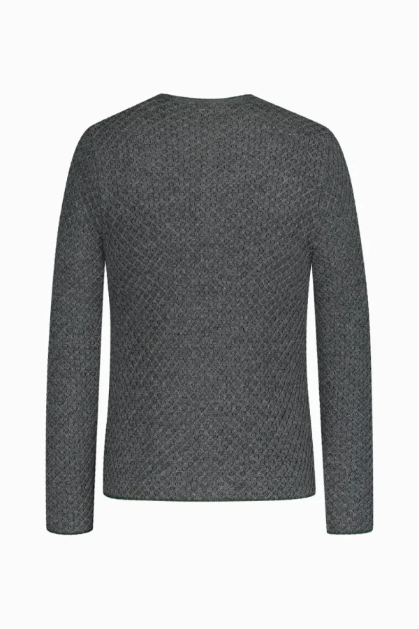 Strick^Gottseidank Herrenstrickjacke Xaver asphalt