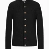 Strick^Gottseidank Herrenstrickjacke Xaver Uni kaviarschwarz