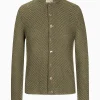 Strick^Gottseidank Herrenstrickjacke Xaver Uni oliv