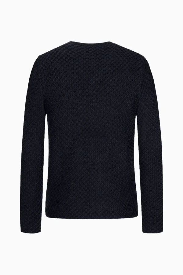 Strick^Gottseidank Herrenstrickjacke Xaver Uni tintenblau