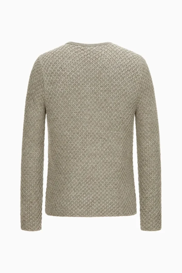 Strick^Gottseidank Herrenstrickjacke Xaver Uni birke
