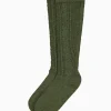 Herrensocken | Strick^Gottseidank Herrenstrümpfe Loisach bronzegrün