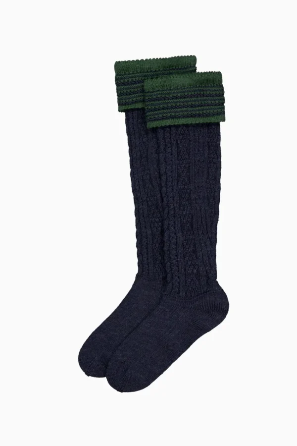Herrensocken^Gottseidank Herrenstrümpfe Partnach carbonblau-tanne