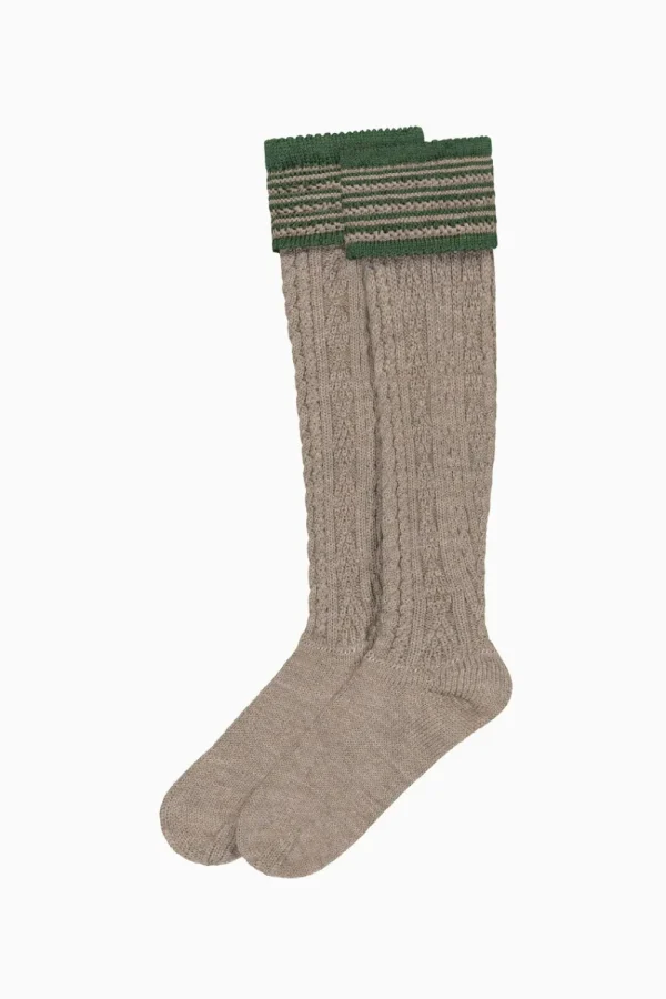 Herrensocken | Strick^Gottseidank Herrenstrümpfe Partnach stein-tanne