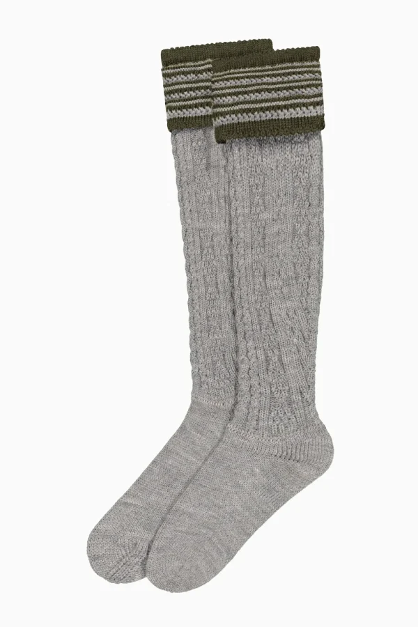Herrensocken | Strick^Gottseidank Herrenstrümpfe Partnach kiesel-altoliv