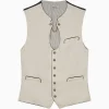 Westen^Gottseidank Herrenweste Ignaz offwhite