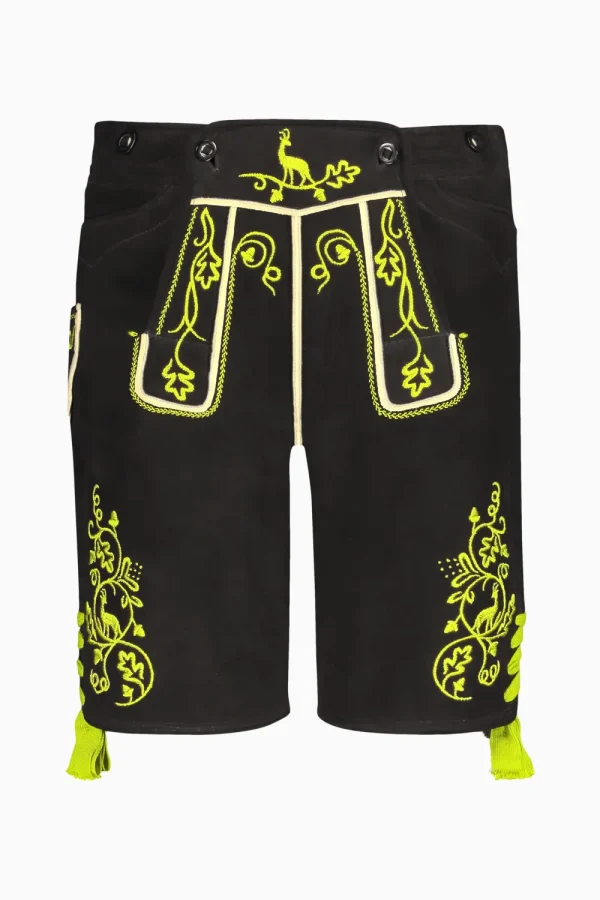 Lederhosen^Gottseidank Lederhose KU07 schwarz