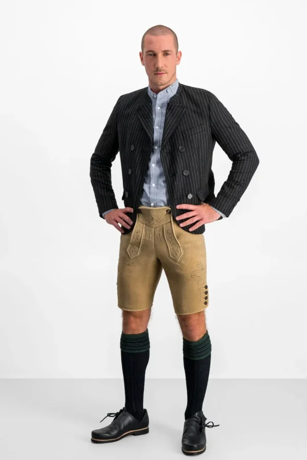 Lederhosen^Gottseidank Lederhose Tegernsee altschwarz