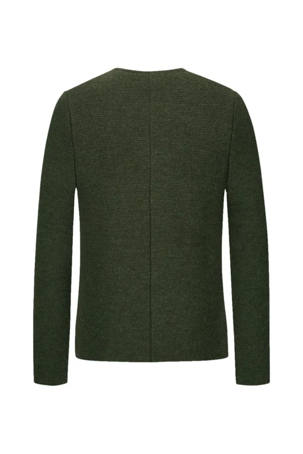 Strick^Gottseidank Strickjacke Franz bronzegrün