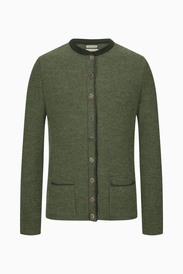 Strick^Gottseidank Strickjacke Michi bronzegrün